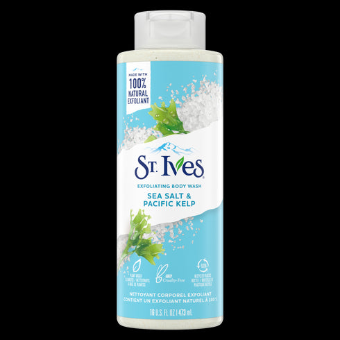 ST IVES BODY WASH SEA SALT & PACIFIC KELP 16OZ